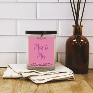 Miss to Mrs. Color Candle