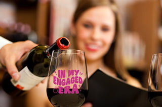 In My Engaged Era Wine Glass